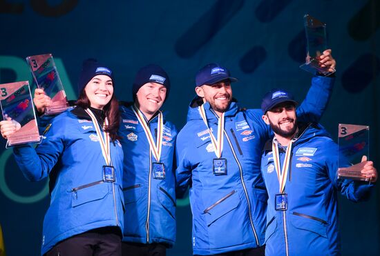 Санный спорт. Чемпионат мира. Командная эстафета