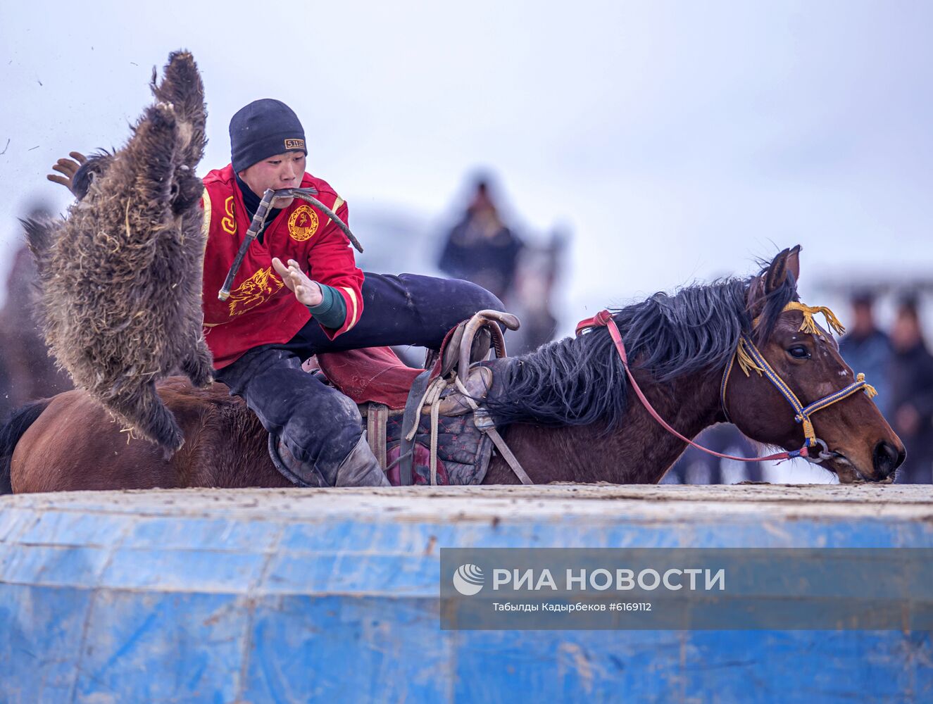 Соревнования по кок-бору в Киргизии