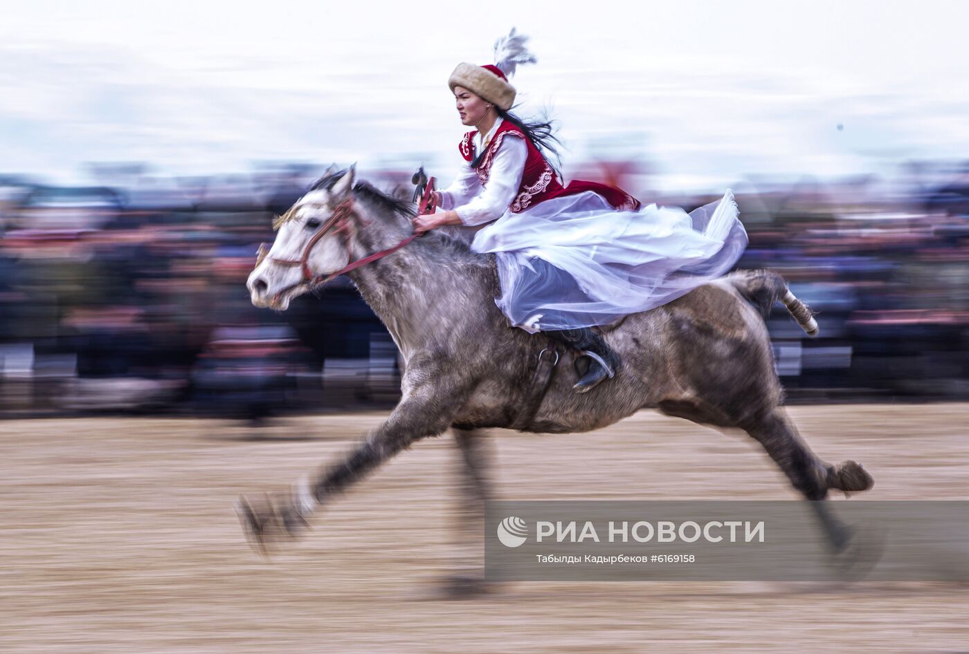 Соревнования по кок-бору в Киргизии