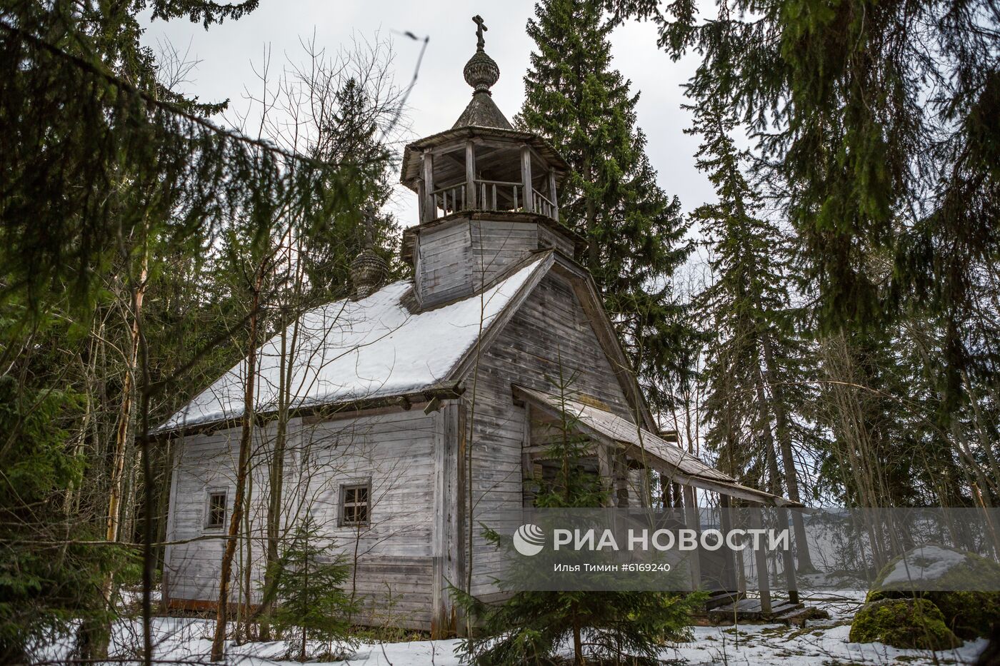 Зима в Карелии