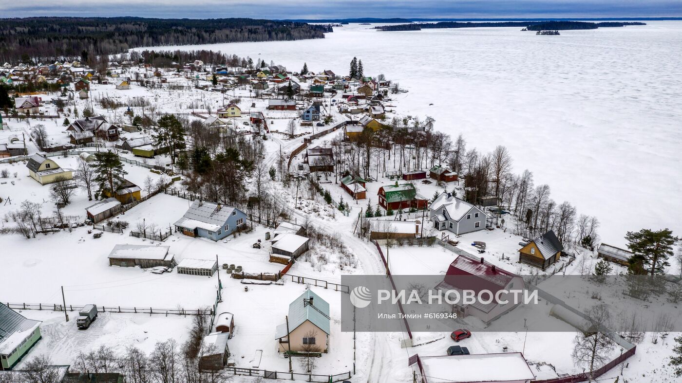 Зима в Карелии