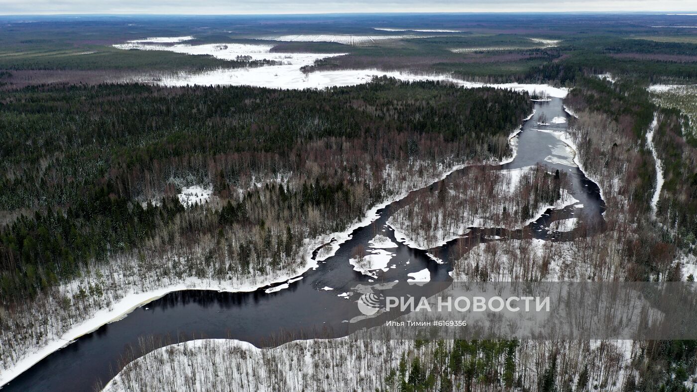 Зима в Карелии