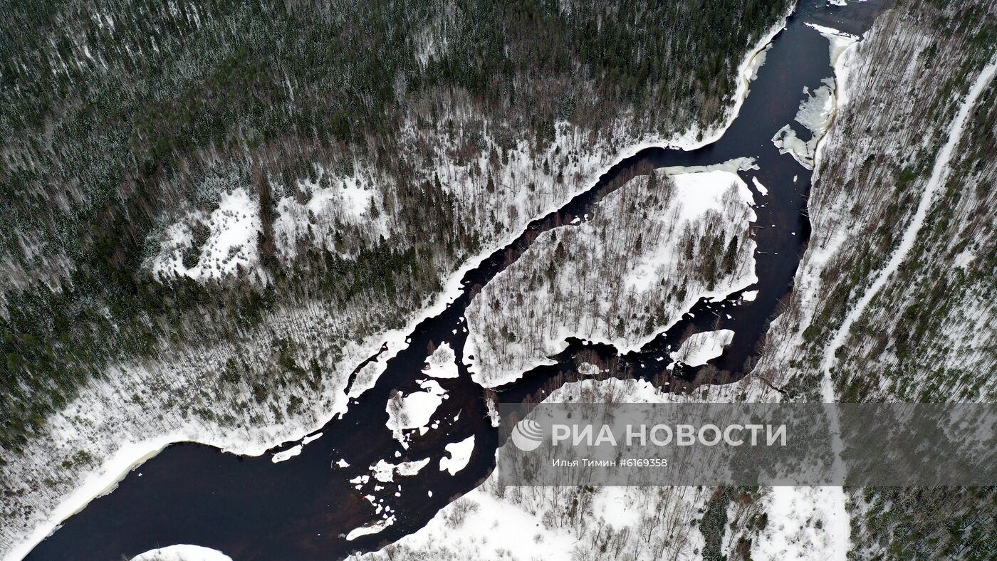 Зима в Карелии