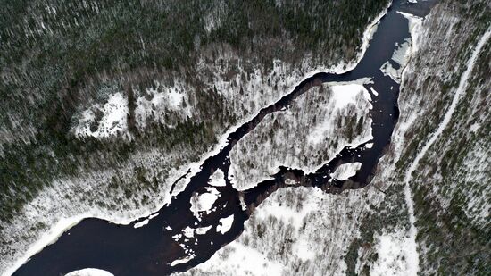 Зима в Карелии