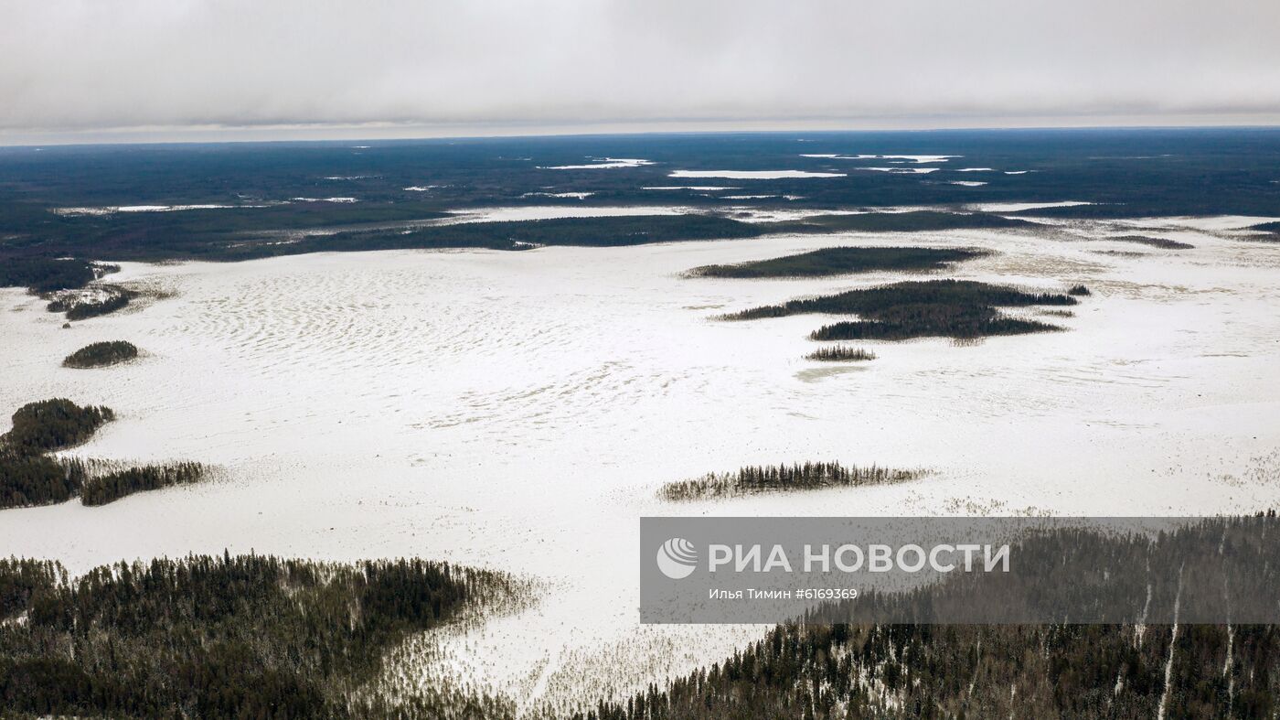 Зима в Карелии