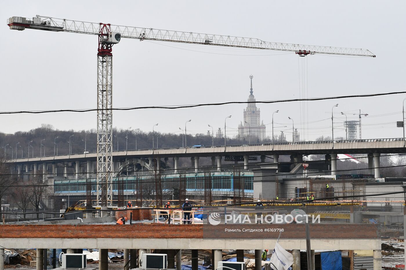 Строительство спортивных объектов в Лужниках