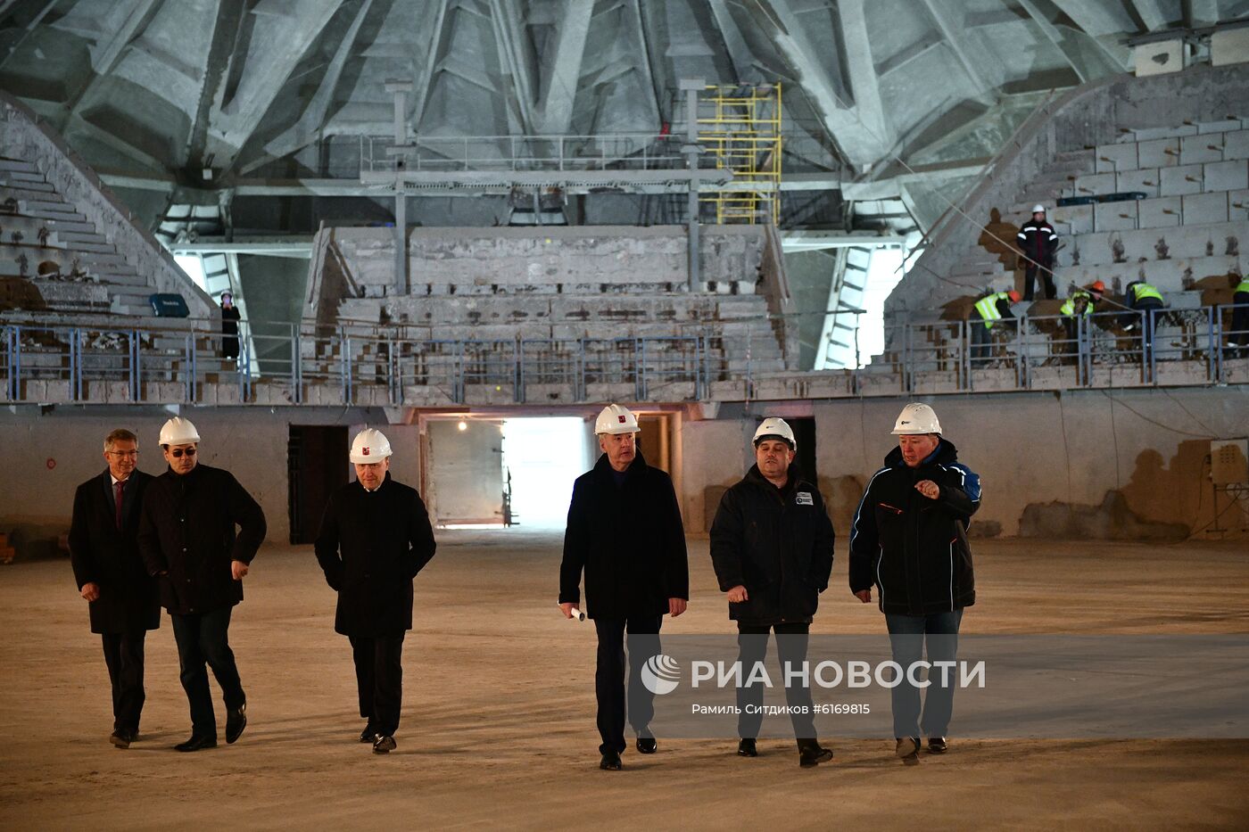 Строительство спортивных объектов в Лужниках