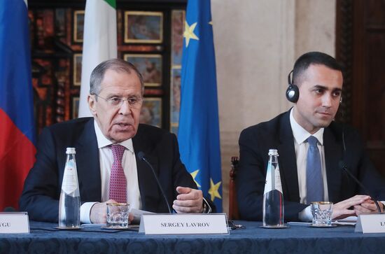 Визит главы МИД РФ С. Лаврова в Италию 