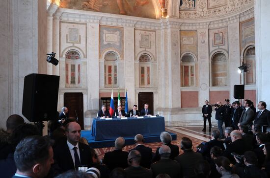 Визит главы МИД РФ С. Лаврова в Италию 