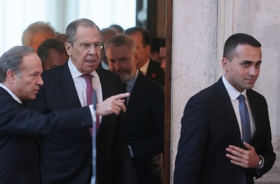 Визит главы МИД РФ С. Лаврова в Италию 
