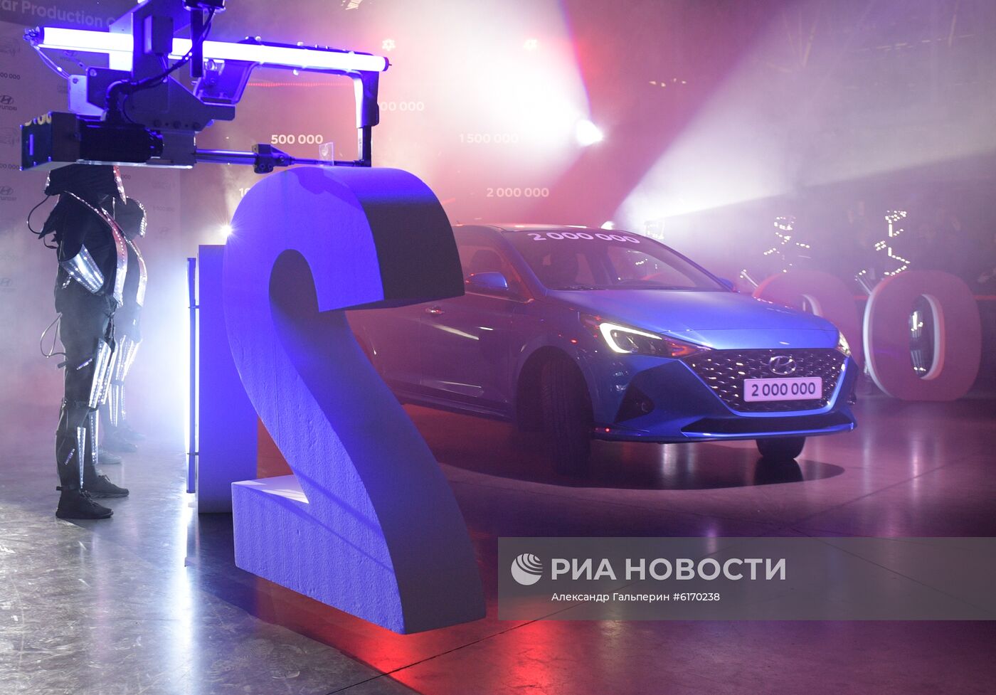 Двухмиллионный автомобиль выпущен на заводе Hyundai в Санкт-Петербурге