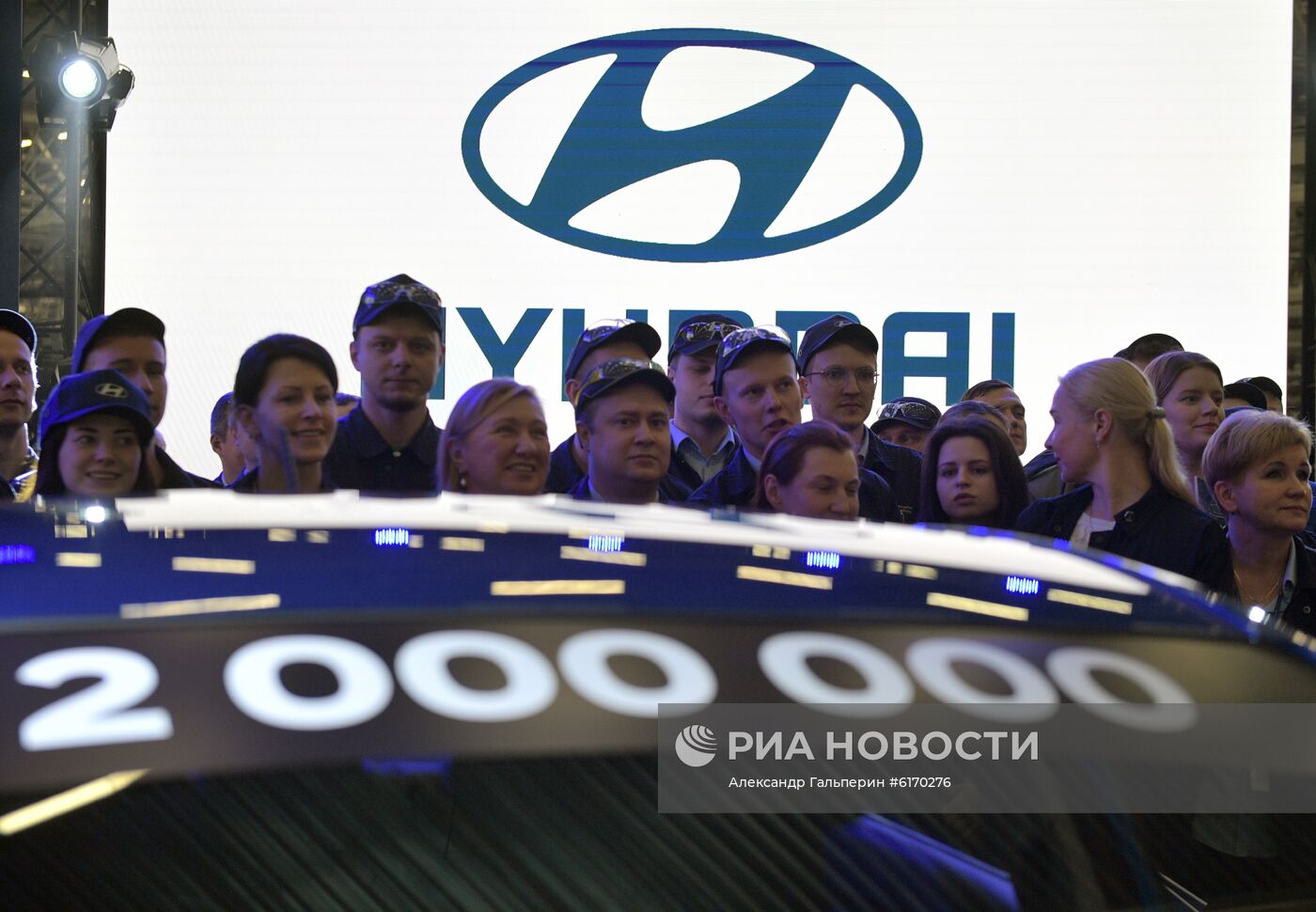 Двухмиллионный автомобиль выпущен на заводе Hyundai в Санкт-Петербурге