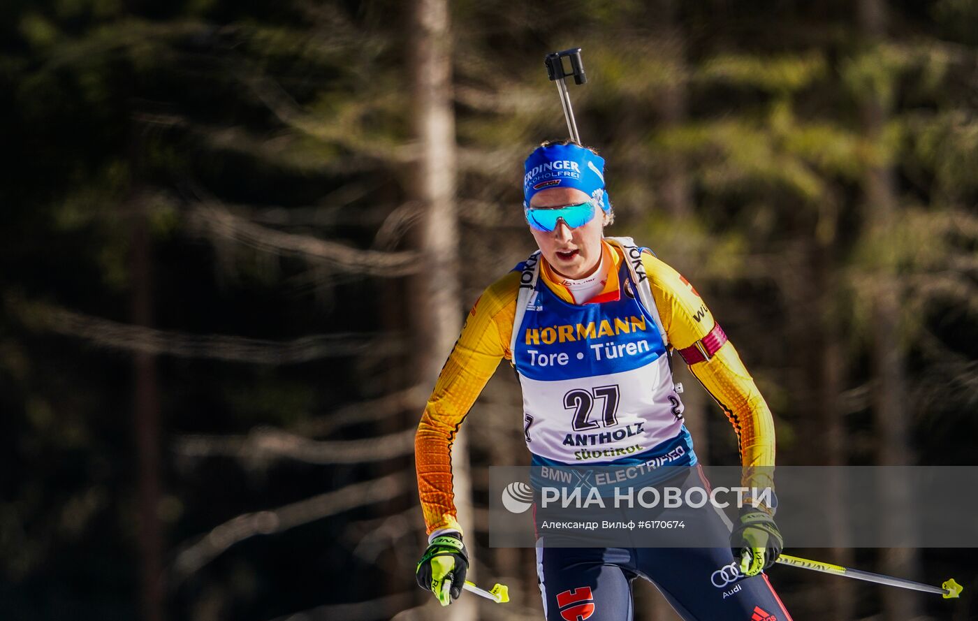 Биатлон. Чемпионат мира. Женщины. Индивидуальная гонка