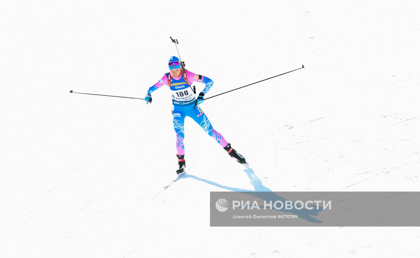 Биатлон. Чемпионат мира. Женщины. Индивидуальная гонка