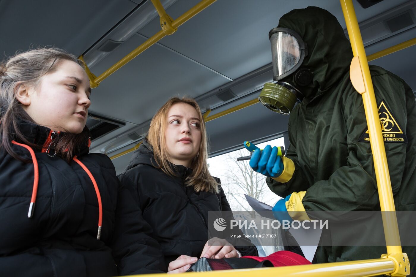 Учения по отработке действий в случае выявления коронавируса