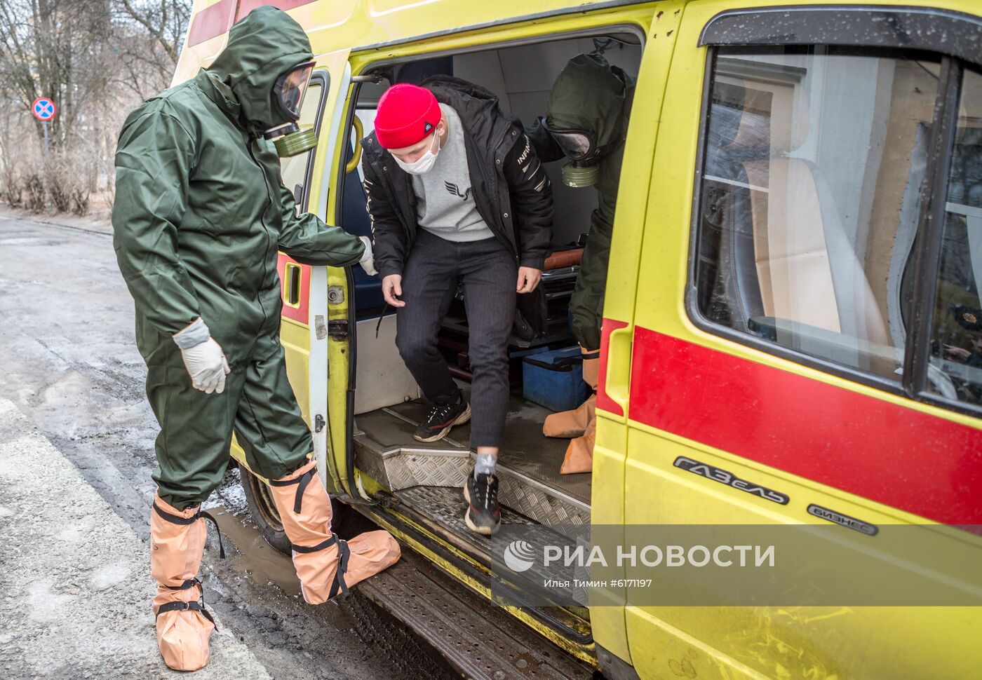 Учения по отработке действий в случае выявления коронавируса