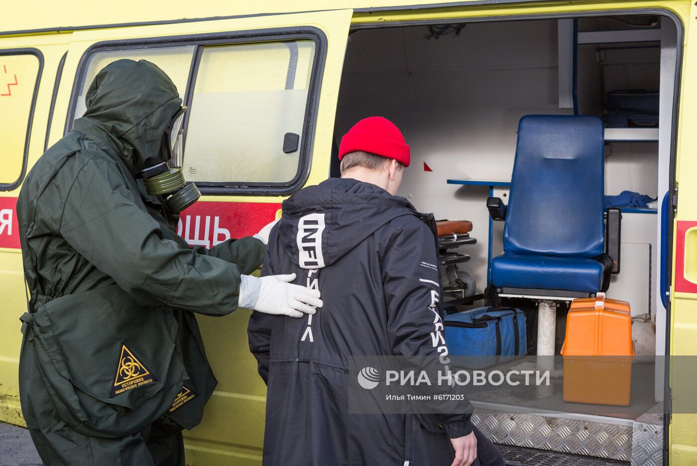 Учения по отработке действий в случае выявления коронавируса