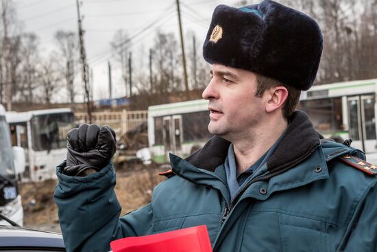 Учения по отработке действий в случае выявления коронавируса