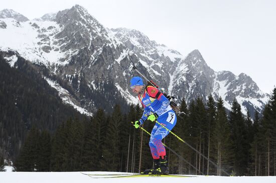Биатлон. Чемпионат мира. Мужчины. Индивидуальная гонка