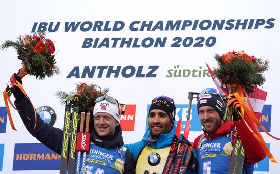 Биатлон. Чемпионат мира. Мужчины. Индивидуальная гонка
