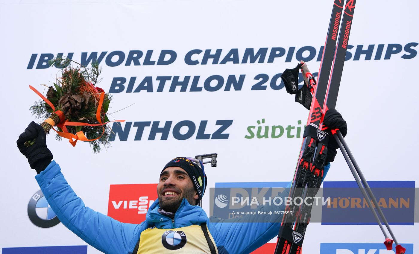 Биатлон. Чемпионат мира. Мужчины. Индивидуальная гонка