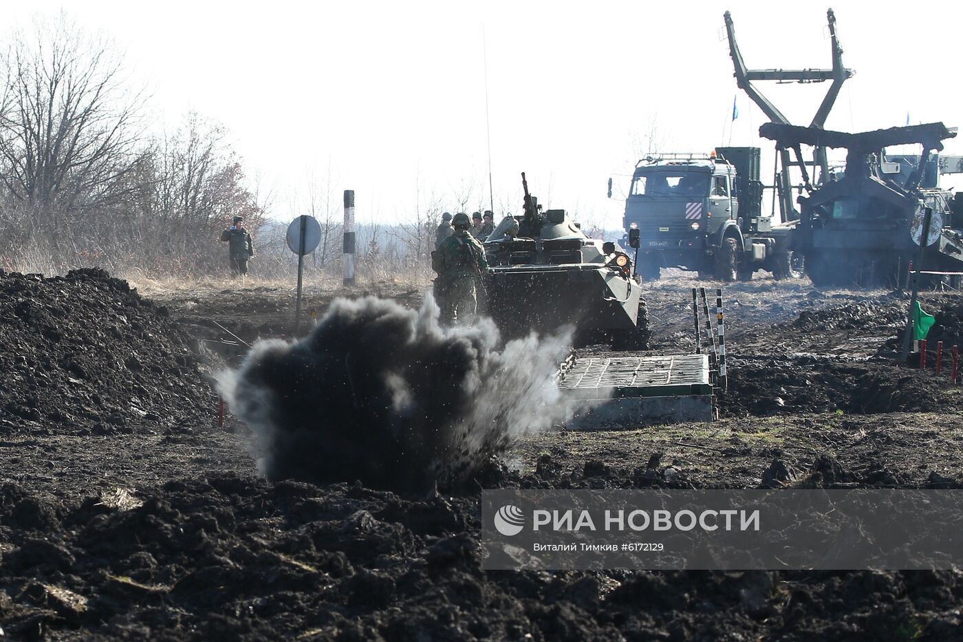 Отборочный этап всеармейского конкурса инженерных подразделений "Безопасный маршрут"