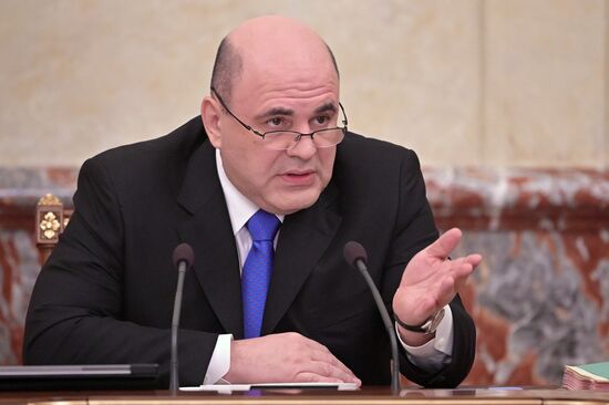 Премьер-министр РФ М. Мишустин провел заседание правительства РФ