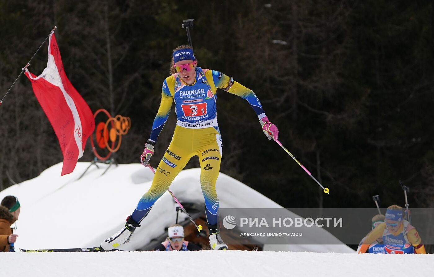 Биатлон. Чемпионат мира. Одиночная смешанная эстафета