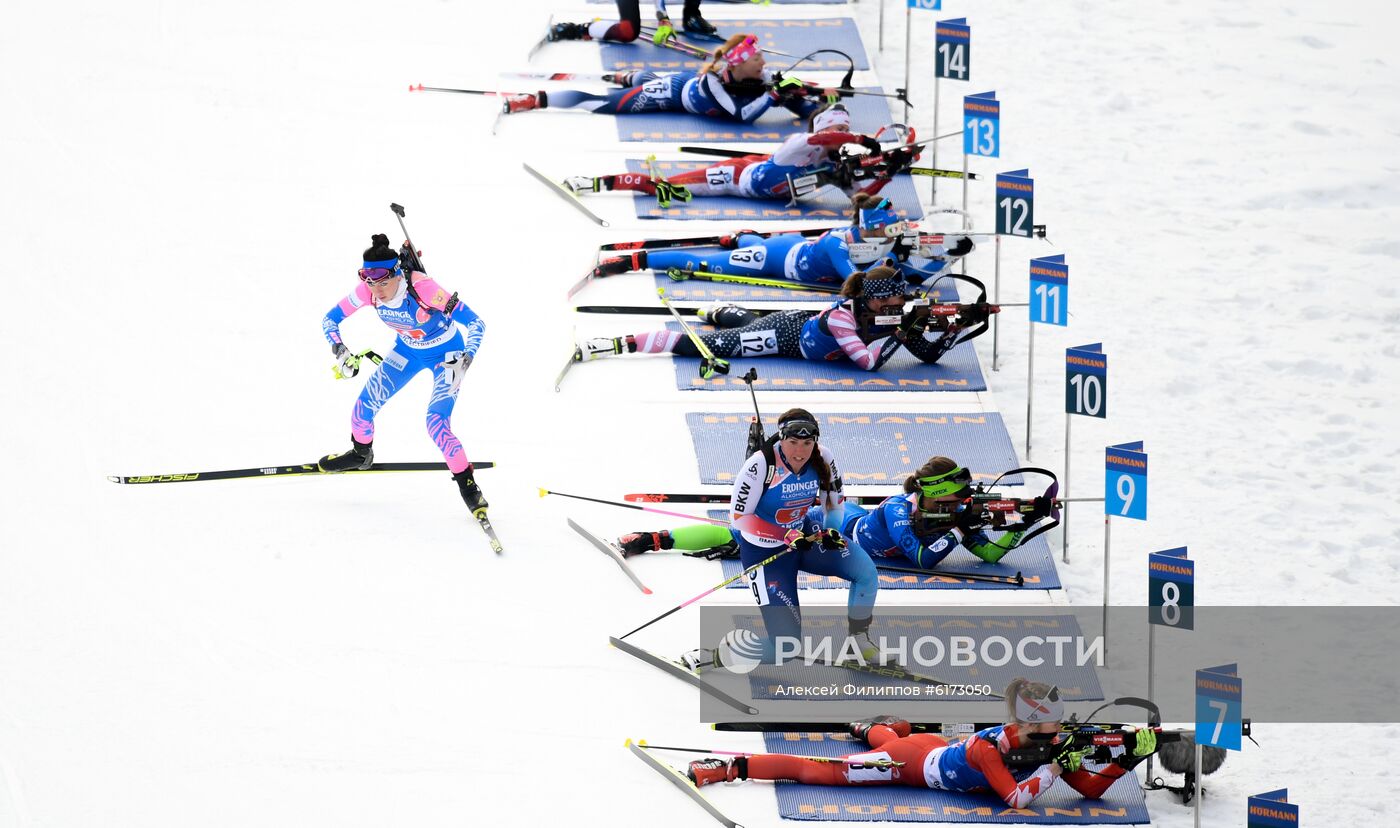 Биатлон. Чемпионат мира. Одиночная смешанная эстафета