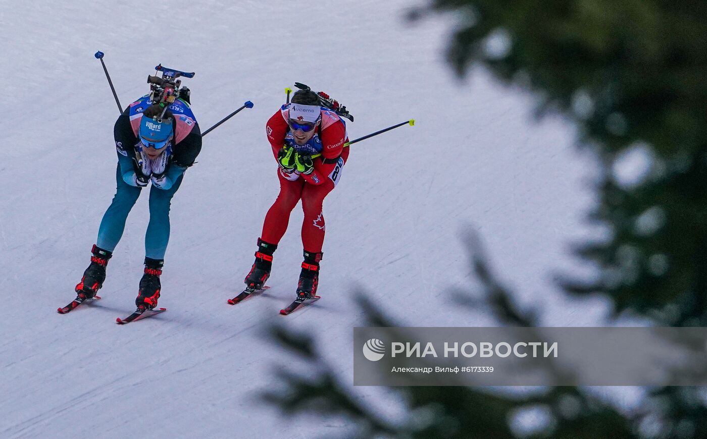 Биатлон. Чемпионат мира. Одиночная смешанная эстафета