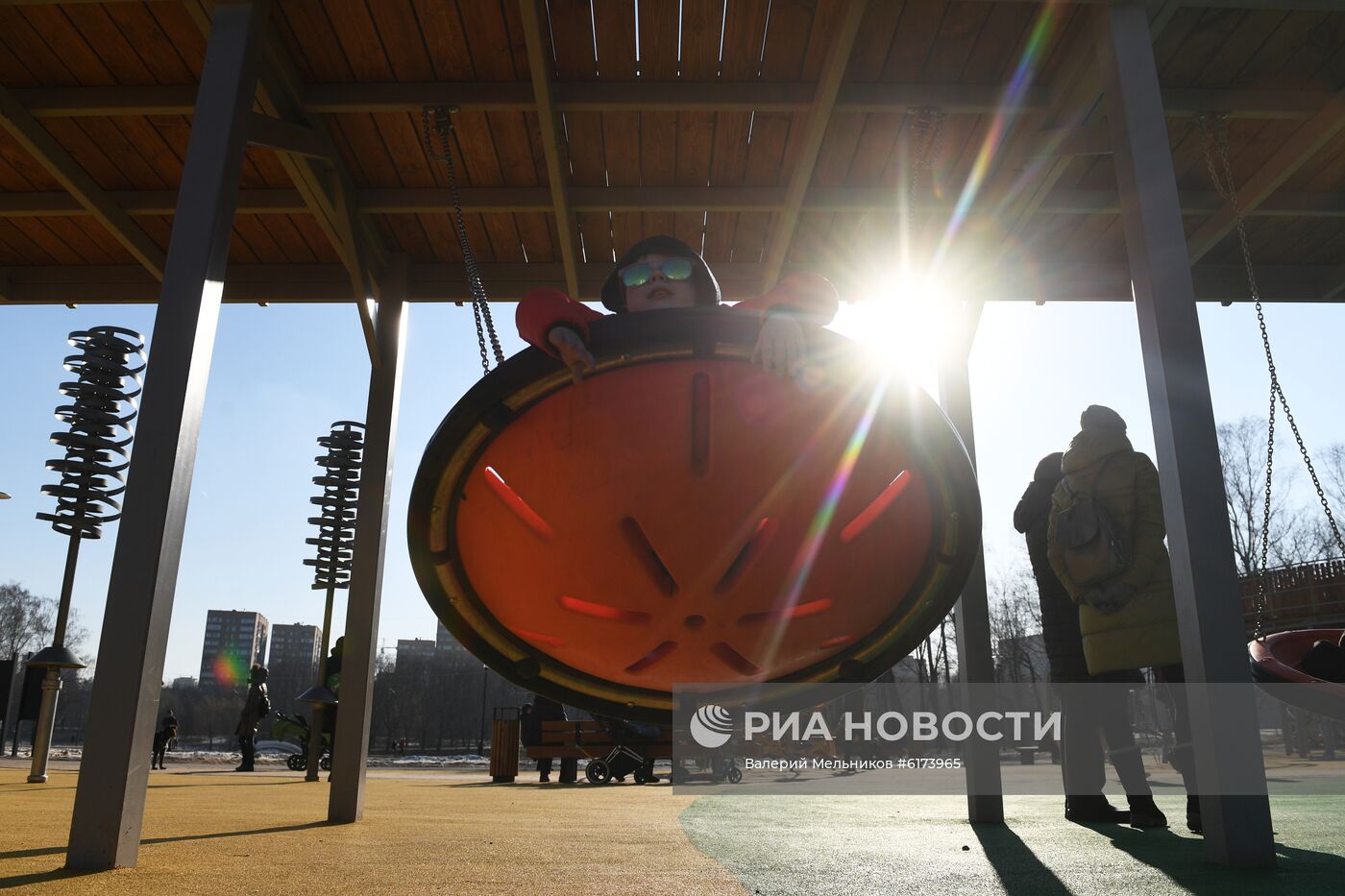 Теплая погода в Москве