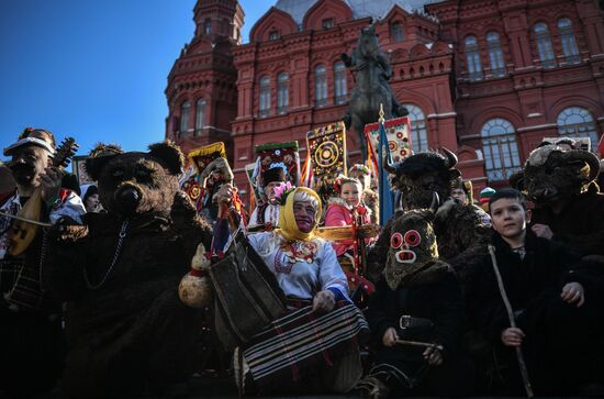 Открытие фестиваля "Московская Масленица"