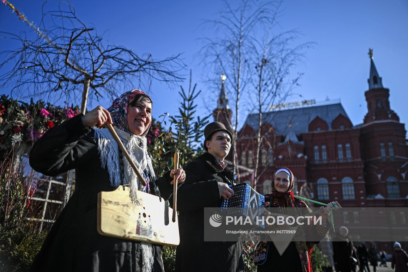 Открытие фестиваля "Московская Масленица"