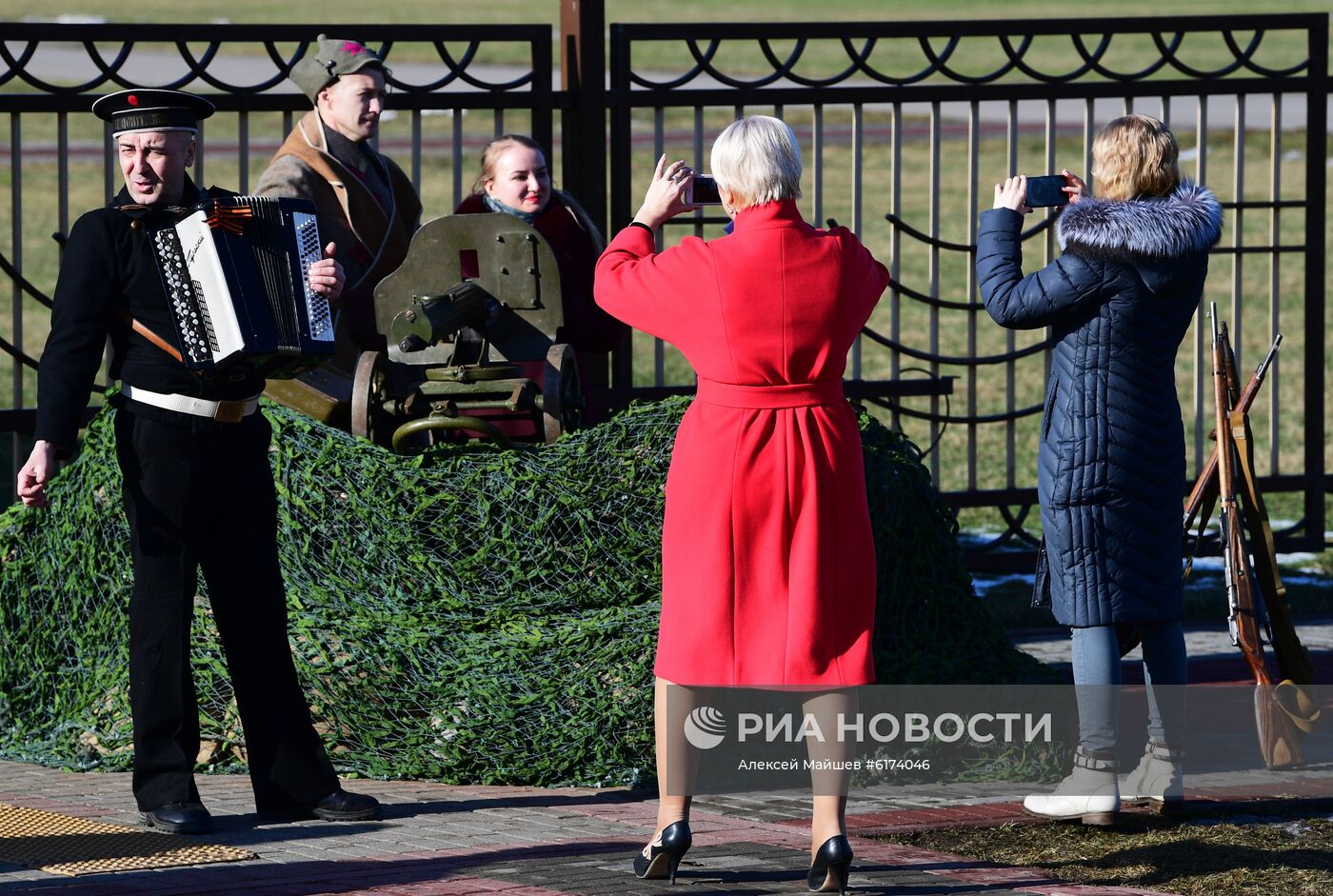 Историческая экспозиция ко Дню защитника Отечества на территории Останкинской башни