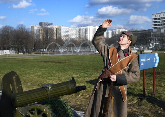 Историческая экспозиция ко Дню защитника Отечества на территории Останкинской башни 