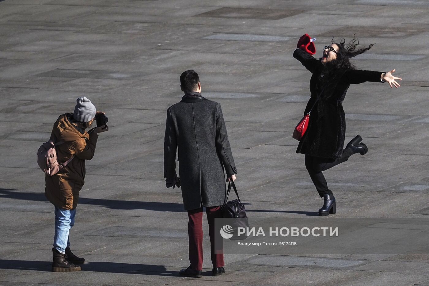 Теплая погода в Москве