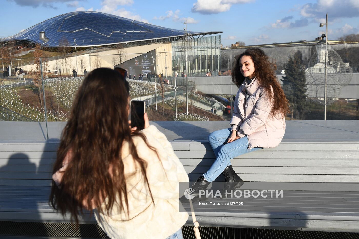 Теплая погода в Москве