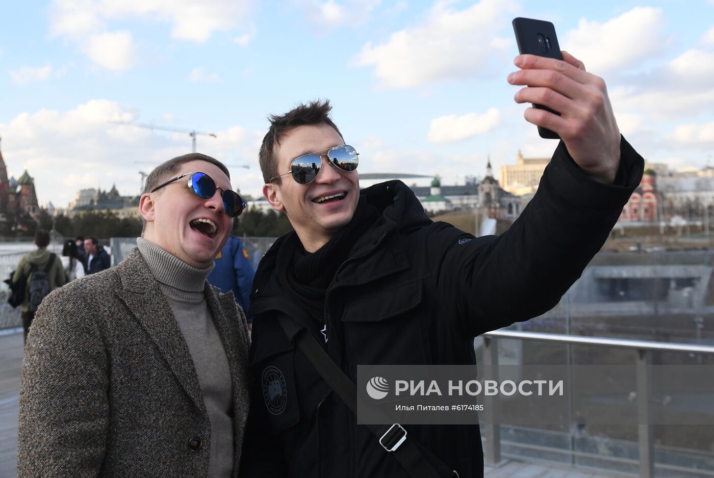 Теплая погода в Москве