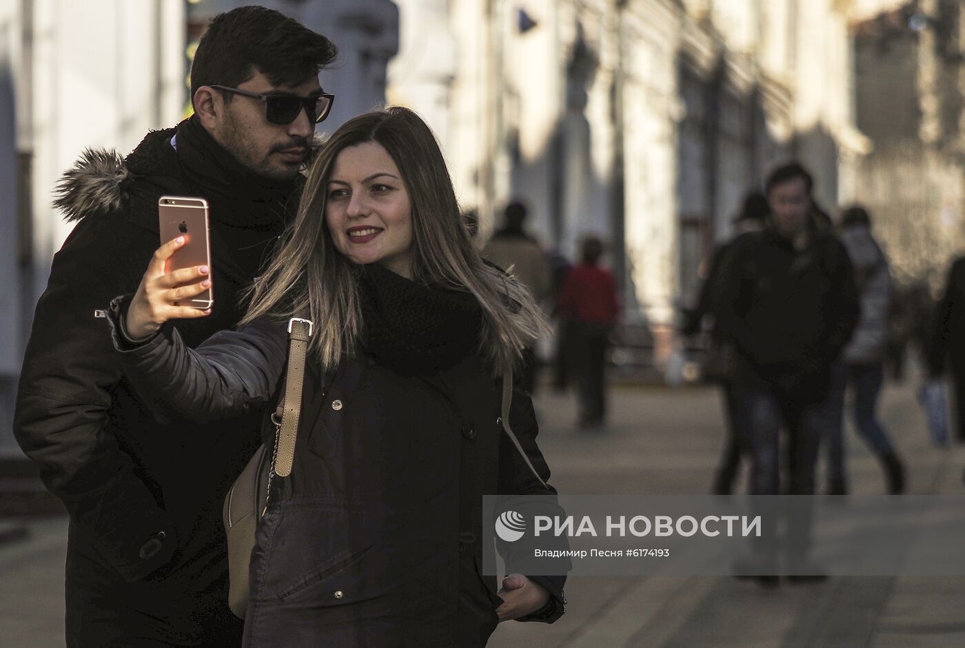 Теплая погода в Москве