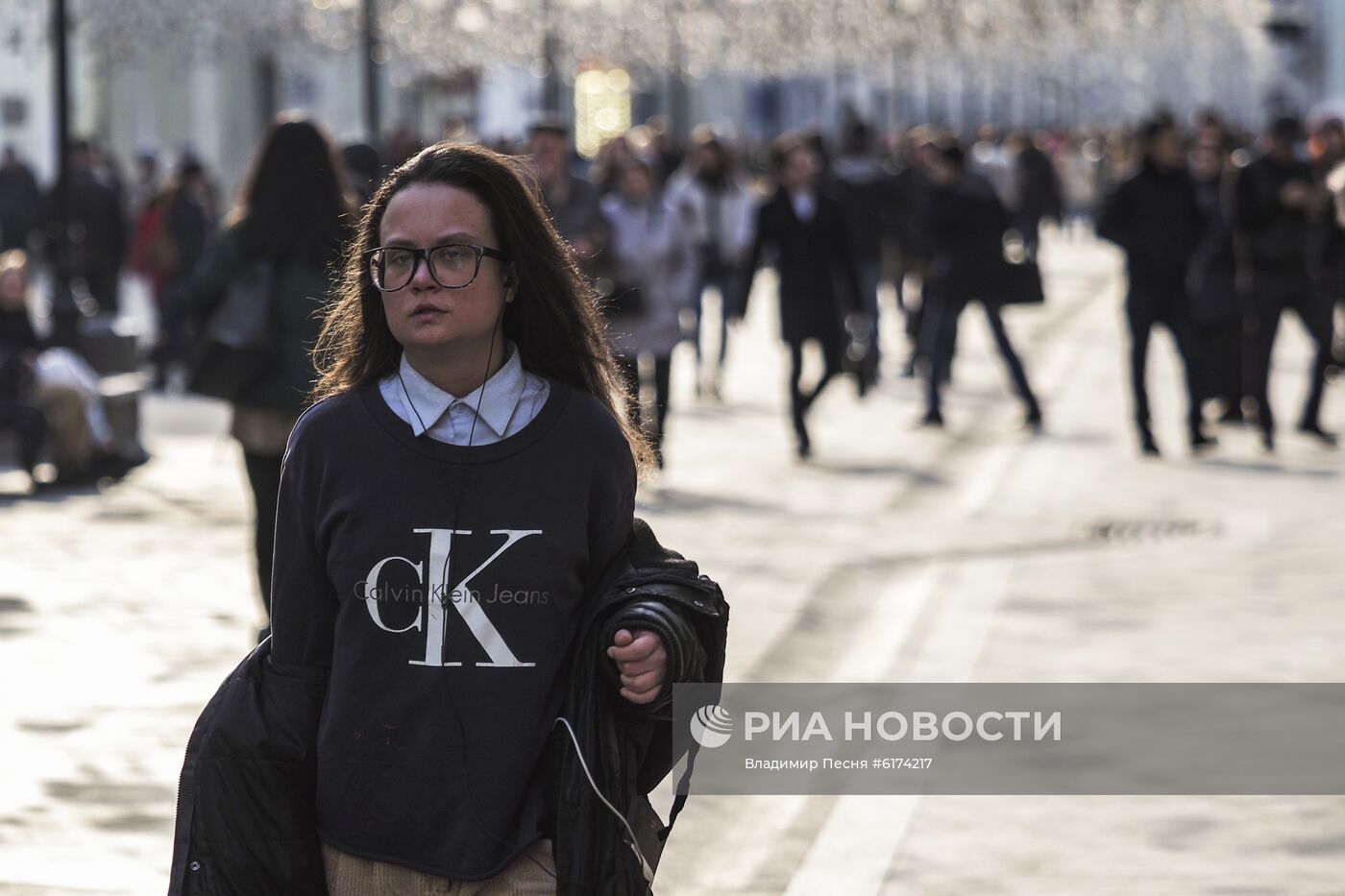 Теплая погода в Москве