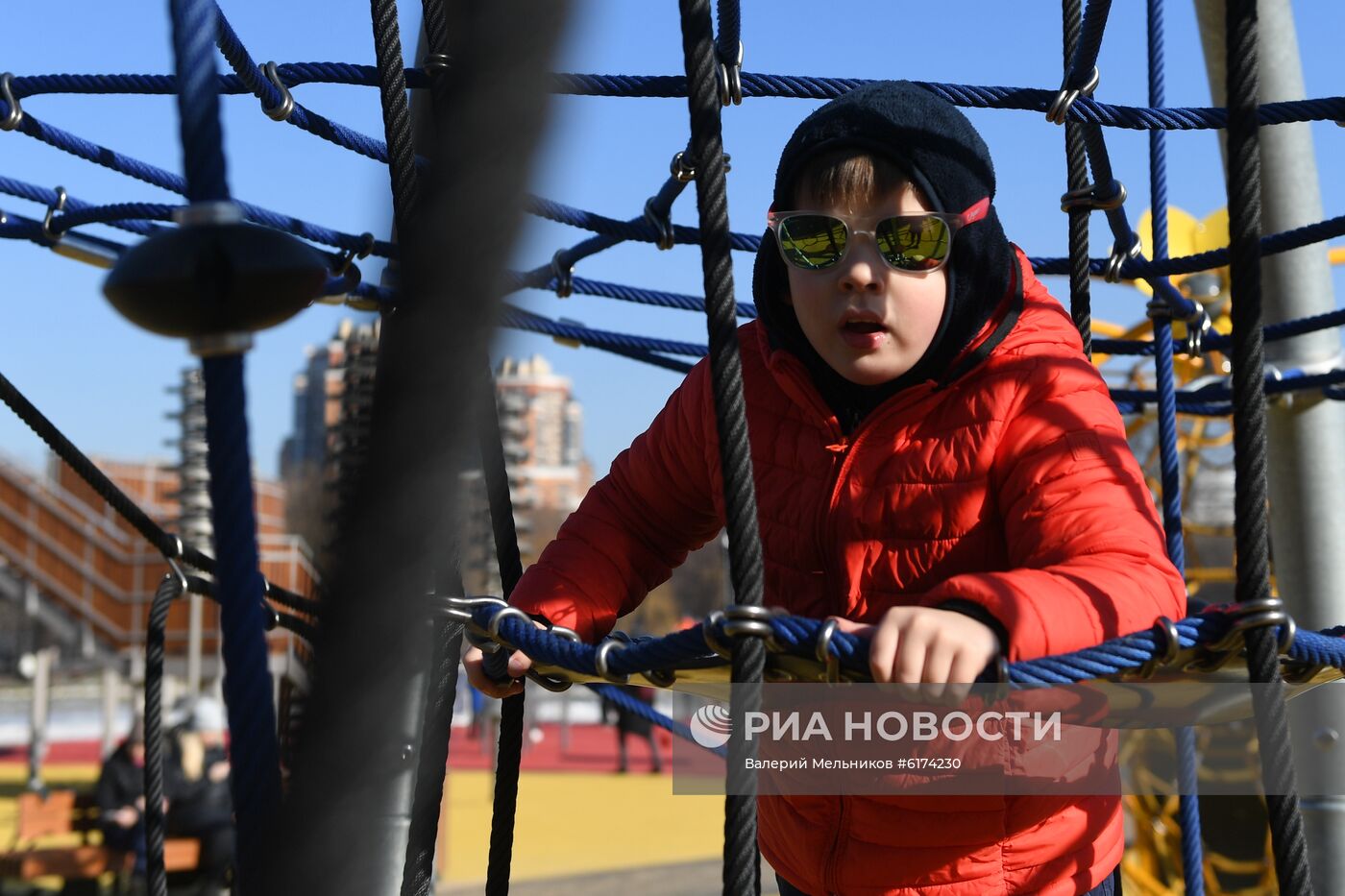 Теплая погода в Москве