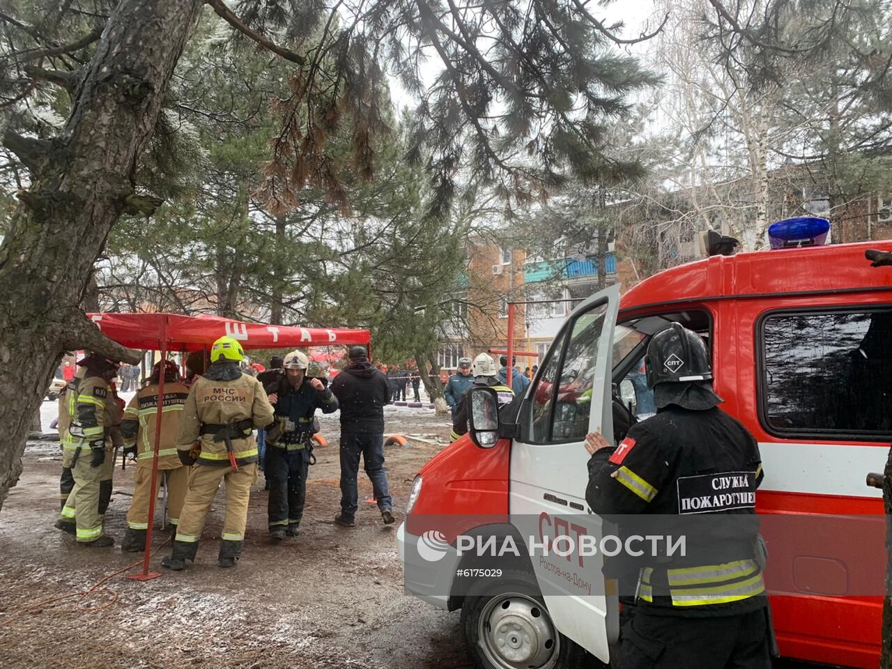 Взрыв бытового газа в жилом доме в Азове