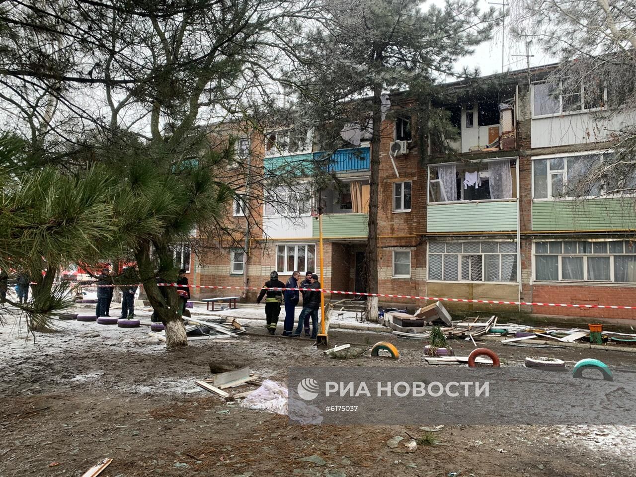 Взрыв бытового газа в жилом доме в Азове