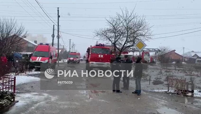 Взрыв бытового газа в жилом доме в Азове