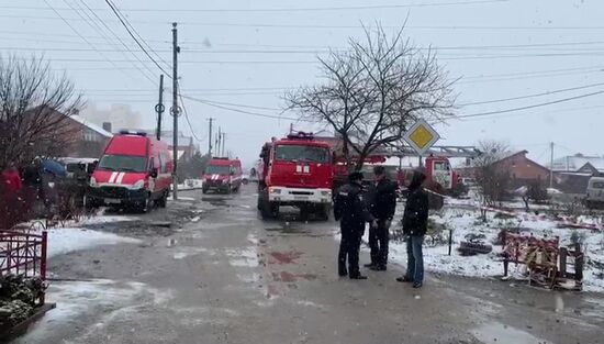 Взрыв бытового газа в жилом доме в Азове