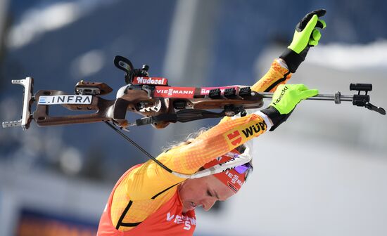 Биатлон. Чемпионат мира. Женщины. Эстафета