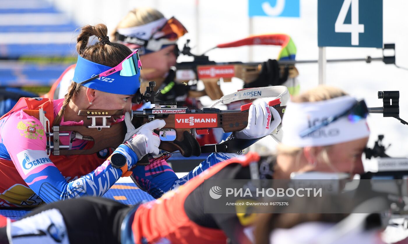 Биатлон. Чемпионат мира. Женщины. Эстафета