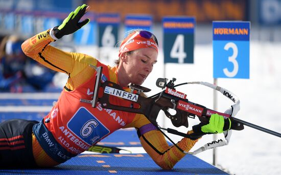 Биатлон. Чемпионат мира. Женщины. Эстафета