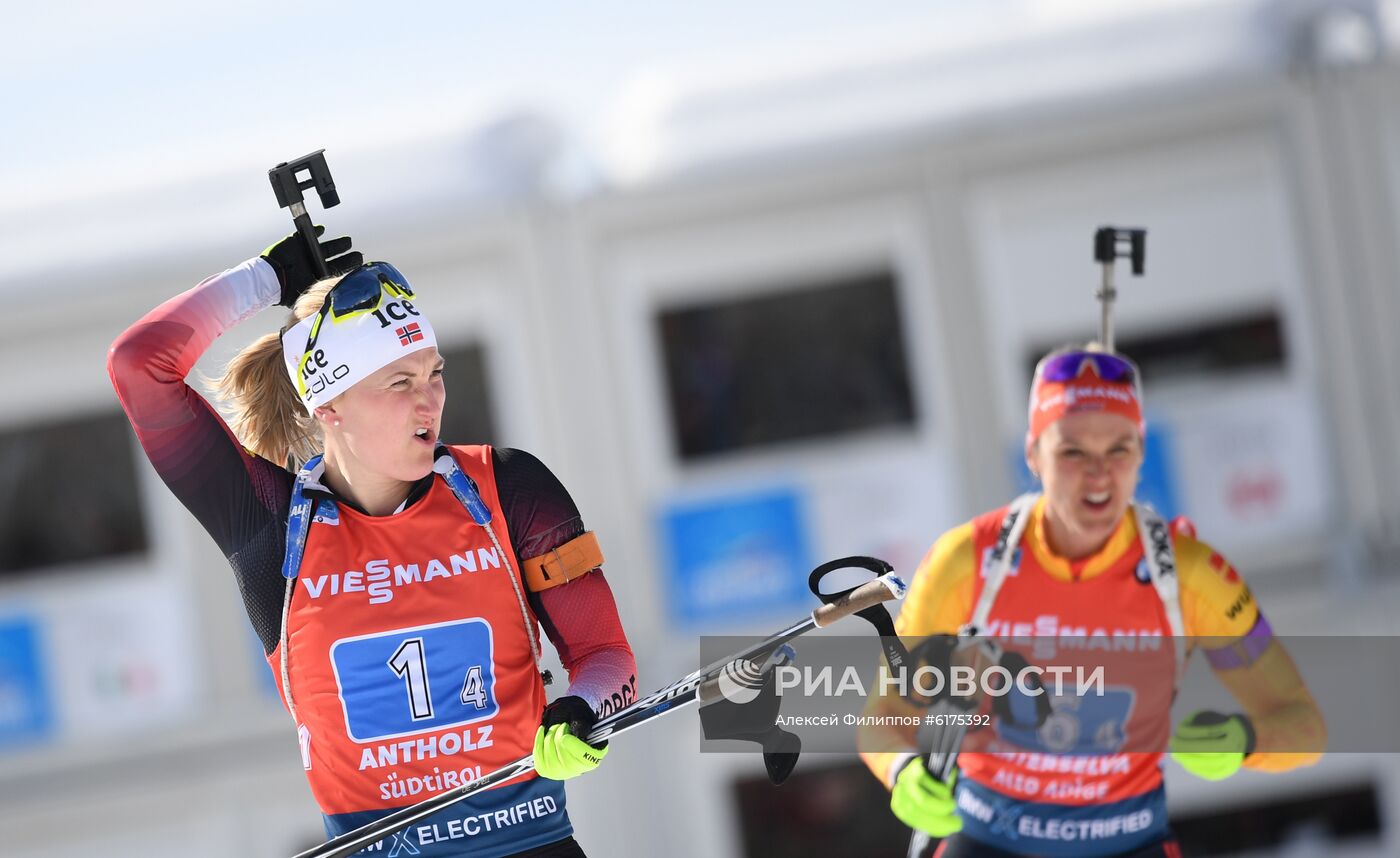 Биатлон. Чемпионат мира. Женщины. Эстафета