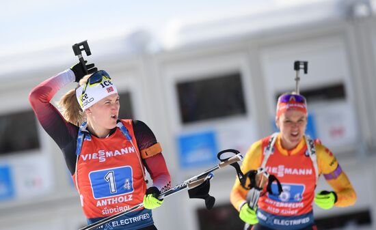 Биатлон. Чемпионат мира. Женщины. Эстафета